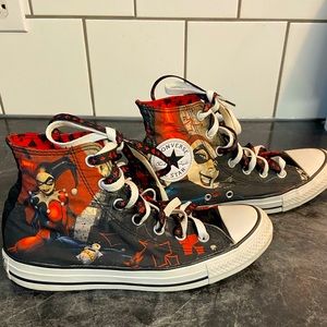 Harley Quinn Converse All star’s with original double laces